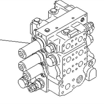 COMATSU D65E D85E D85 Válvula de controlo hidráulica 723-63-12101